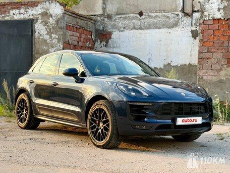 Porsche, Macan, 3000, 360, бензин, внедорожник, робот, полный привод, среднее состояние, левый, синий, 2 499 000 ₽