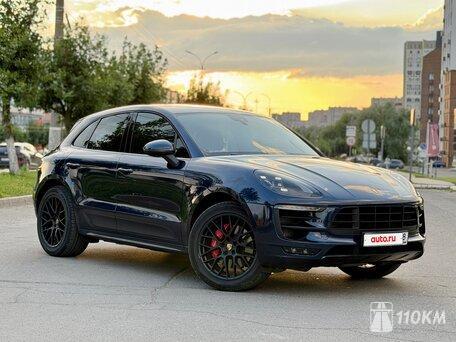 Porsche, Macan, 3000, 360, бензин, внедорожник, робот, полный привод, среднее состояние, левый, синий, 2 499 000 ₽
