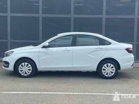 ВАЗ (Lada), Vesta, 1600, 106, бензин, седан, механика, передний привод, среднее состояние, левый, белый, 1 250 000 ₽