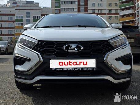 ВАЗ (Lada), Vesta, 1600, 106, бензин, седан, механика, передний привод, среднее состояние, левый, белый, 1 240 000 ₽