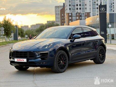 Porsche, Macan, 3000, 360, бензин, внедорожник, робот, полный привод, среднее состояние, левый, синий, 2 499 000 ₽